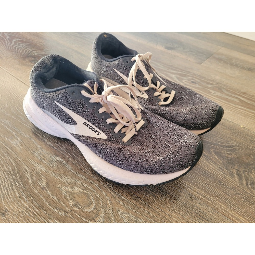 Brooks Launch 7 Women's Running Shoes Gray White Athletic Sneakers Size 10 #6